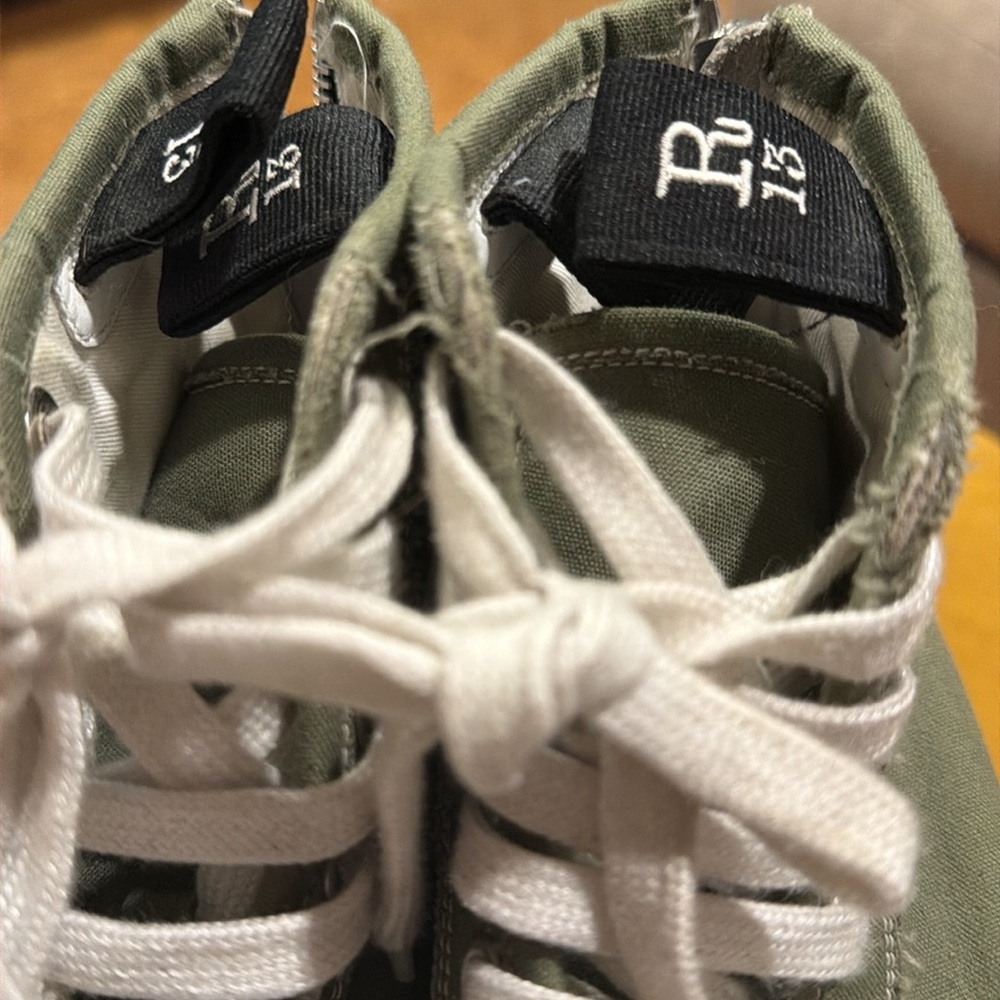 R13 Distressed Platform Sneaker - Picture 2 of 7